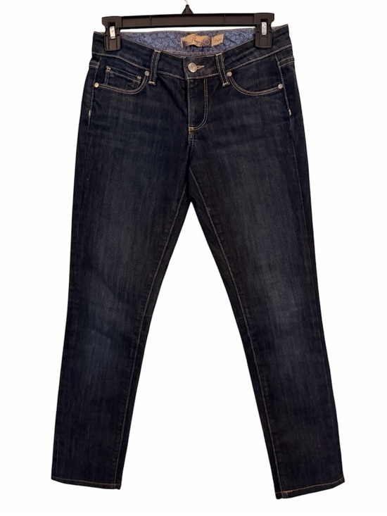PAIGE Denim - PAIGE 24 Lowrise Skyline Cropped Skinny Jeans Dark Wash